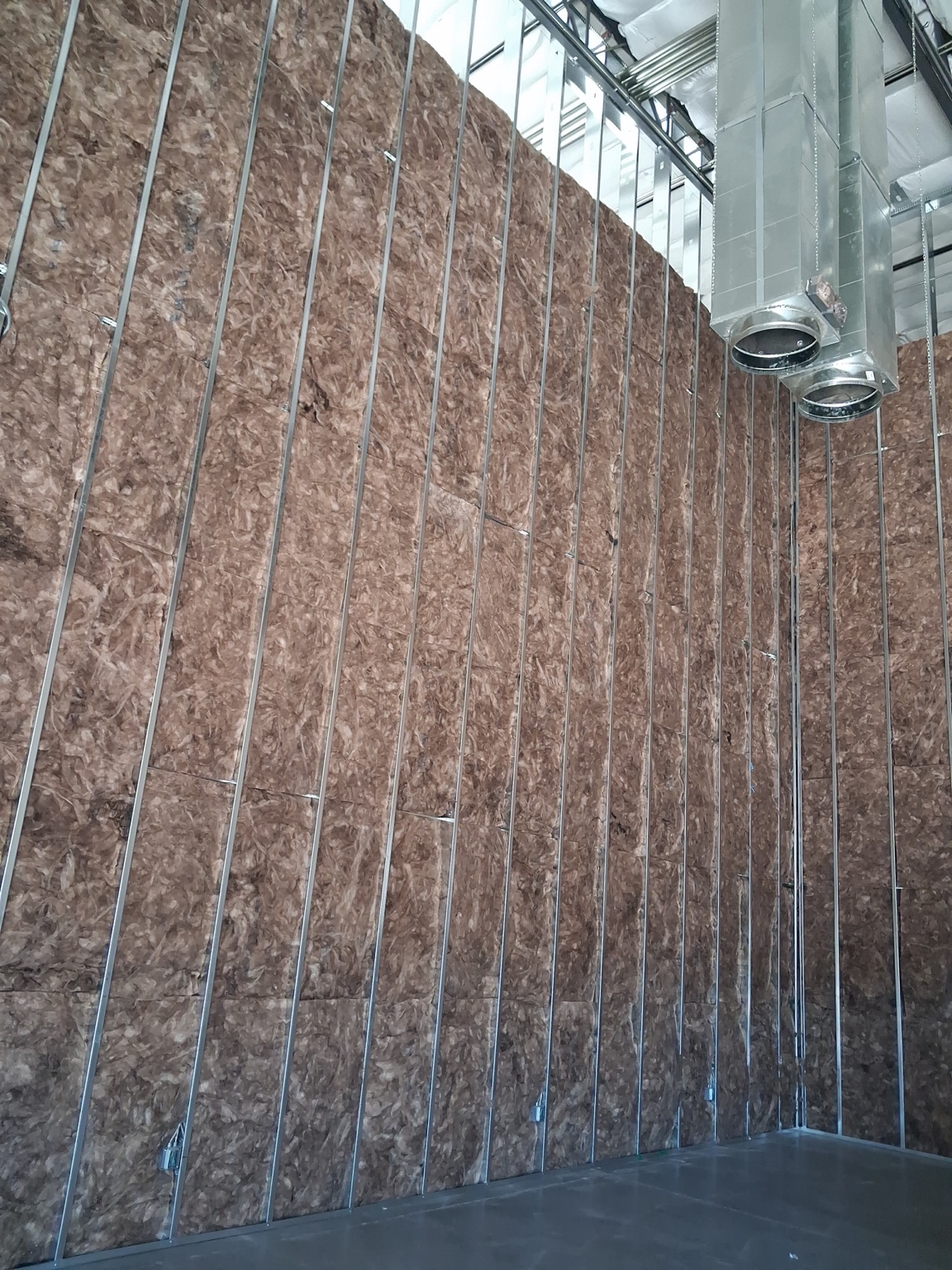 Metal framing and insulation